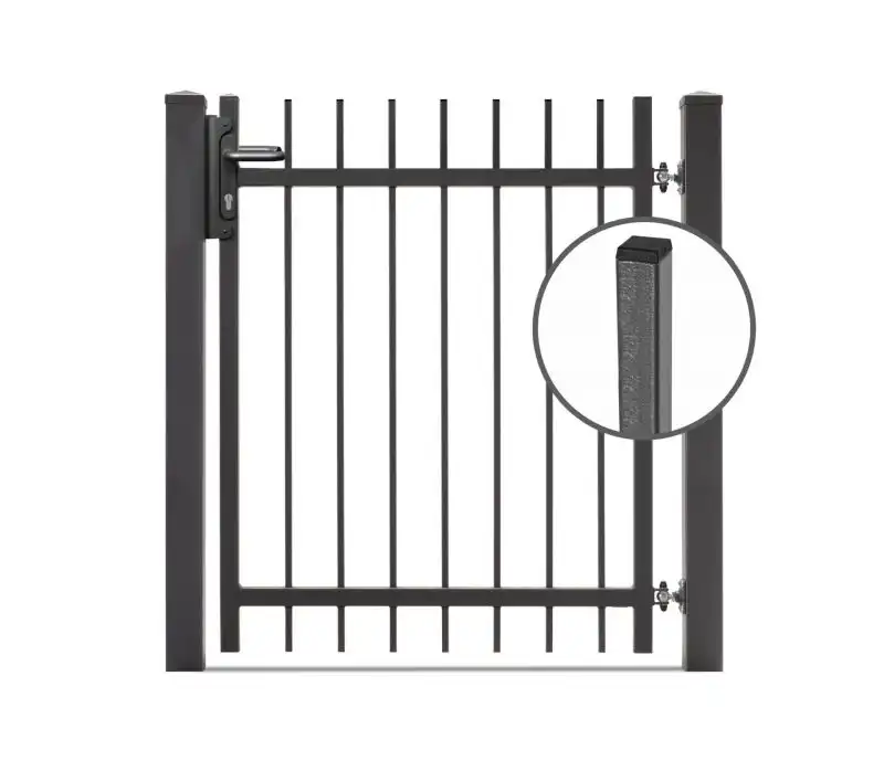 Tor Frontgitter SHORT 1-flügelig – 105cm breit und 90cm hoch Tor Frontgitter SHORT 1-flügelig – 105cm breit und 90cm hoch