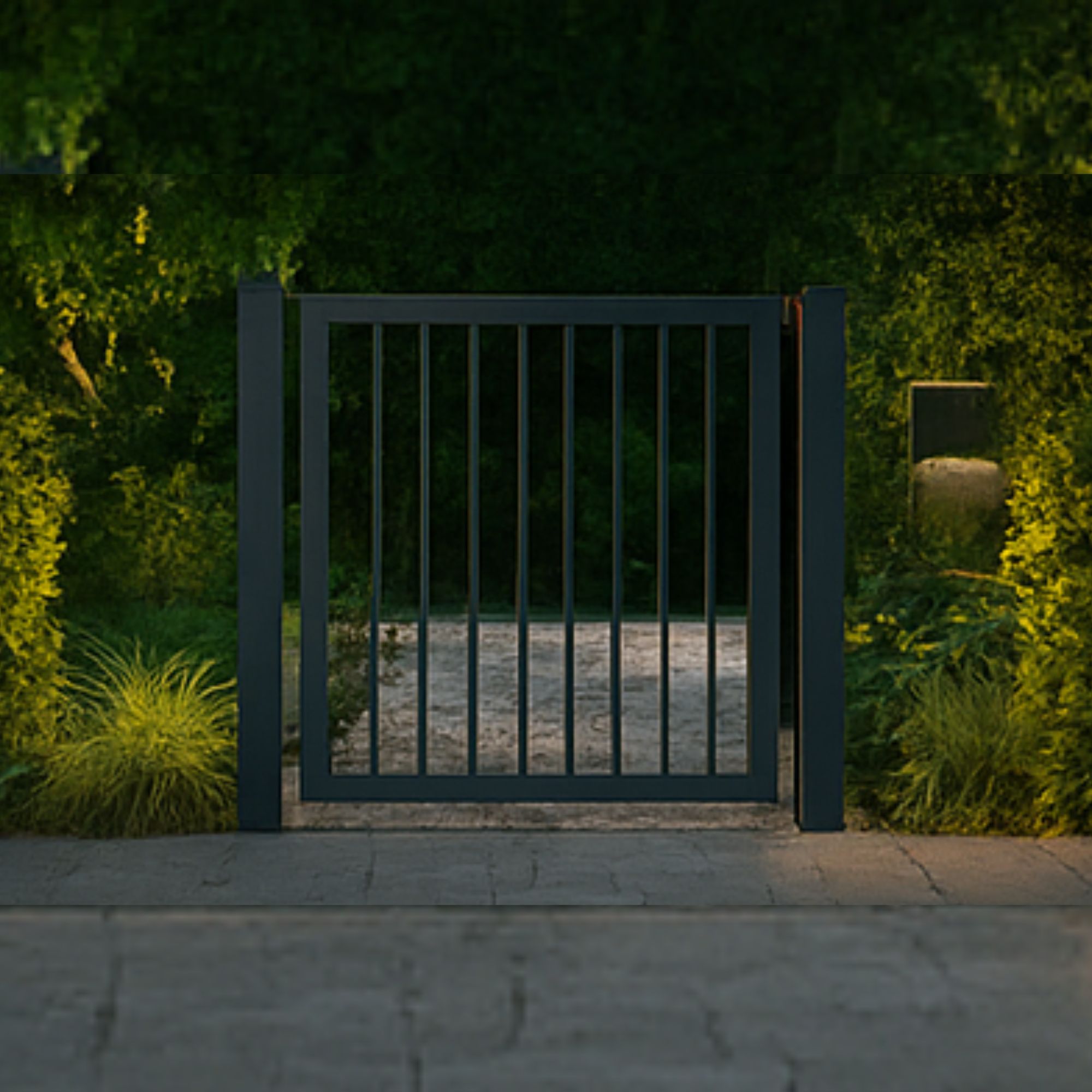 Dekoratives Schmuckzauntor aus Stahl – eleganter und stabiler Eingang für Garten und Grundstück von Zaun-Star