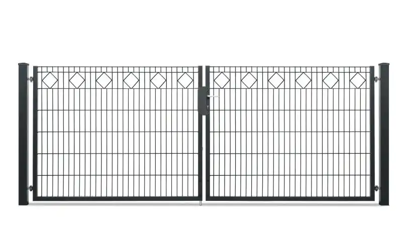 Tor MERKUR 2-flügelig mit U-Rahmen – 202cm breit und 123cm hoch Tor MERKUR 2-flügelig mit U-Rahmen – 202cm breit und 123cm hoch