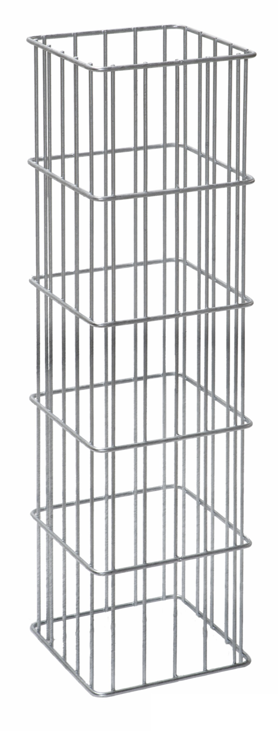 Gabionensäule Quadrat 270x270x2000mm Drahtstärke 8/6mm verzinkt Gabionensäule Quadrat 270x270x2000mm Drahtstärke 8/6mm verzinkt