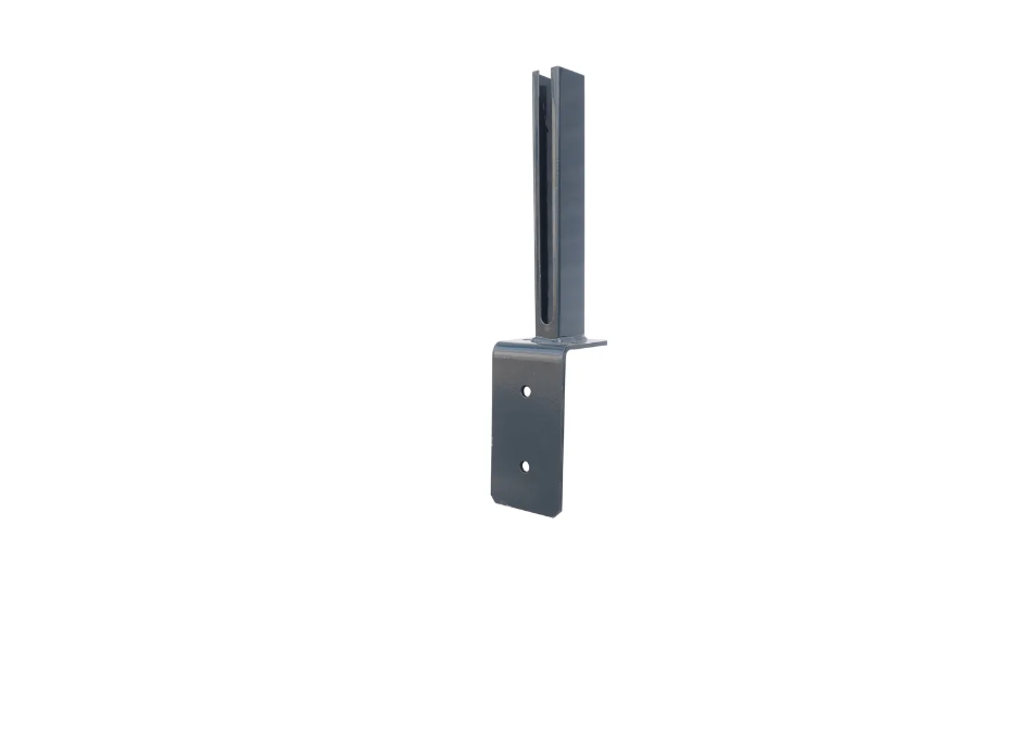 Winkel Fußplatte für Zaunpfosten 60x40mm Adapterplatte-Zaun Winkel Fußplatte für Zaunpfosten 60x40mm Adapterplatte-Zaun